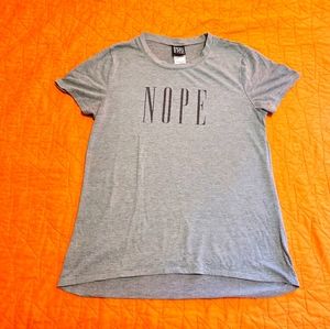 Modern Lux Grey "Nope" Shirt M